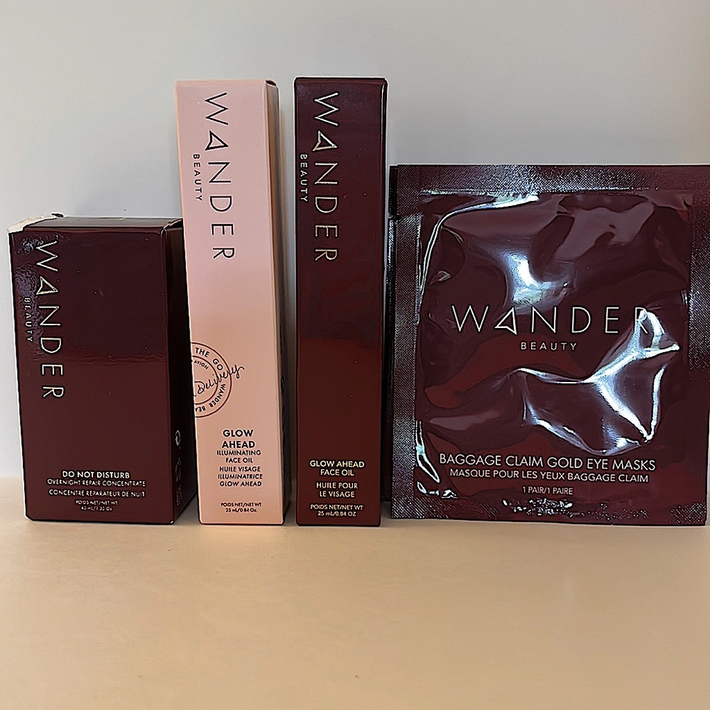 Wander Beauty Bundle Moisturizer, Face Oils & Eye Masks